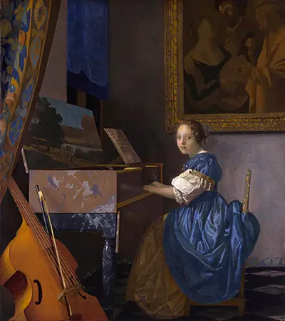 A Young Woman Seated at a Virginal Vermeer